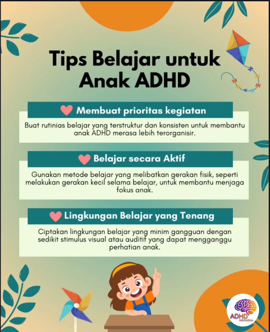 Strategi Belajar yang Cocok untuk Anak ADHD di Kabupaten Katingan